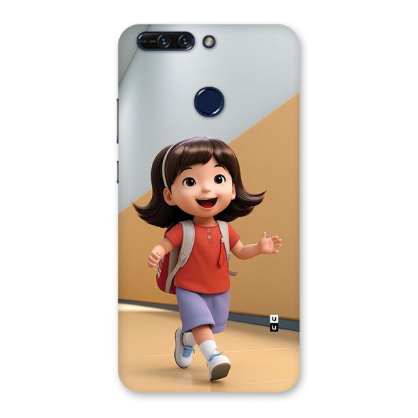 Cute School Girl Back Case for Honor 8 Pro