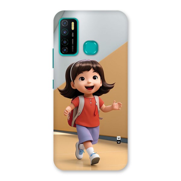 Cute School Girl Back Case for Infinix Hot 9 Pro