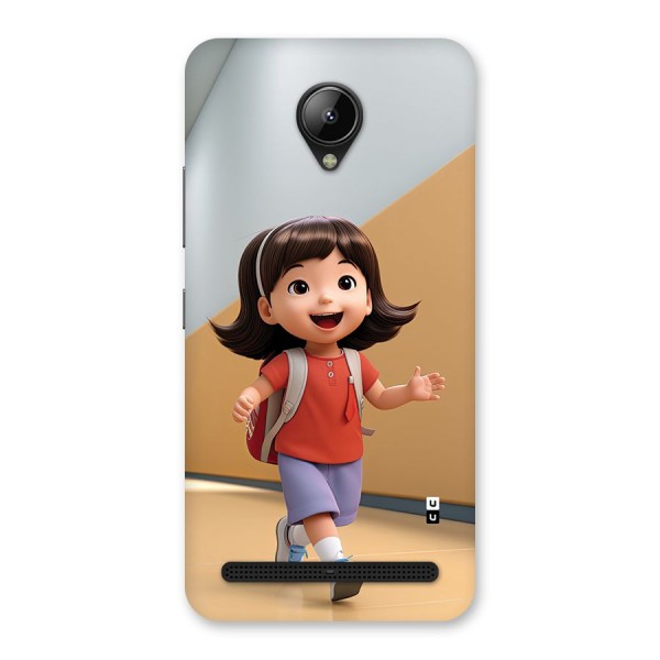 Cute School Girl Back Case for Lenovo C2