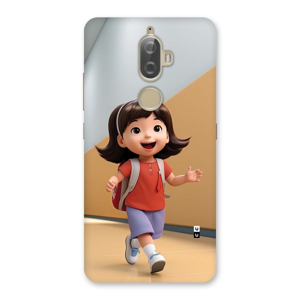 Cute School Girl Back Case for Lenovo K8 Plus