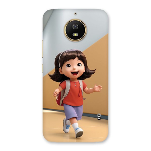 Cute School Girl Back Case for Moto G5s