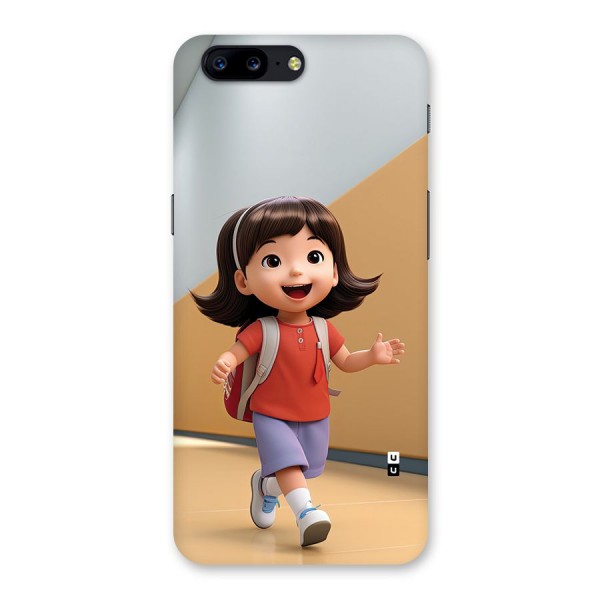 Cute School Girl Back Case for OnePlus 5
