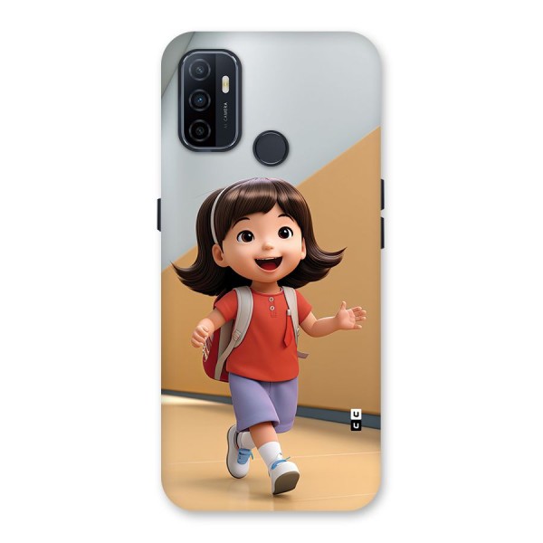 Cute School Girl Back Case for Oppo A32