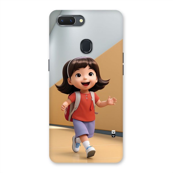 Cute School Girl Back Case for Realme 2