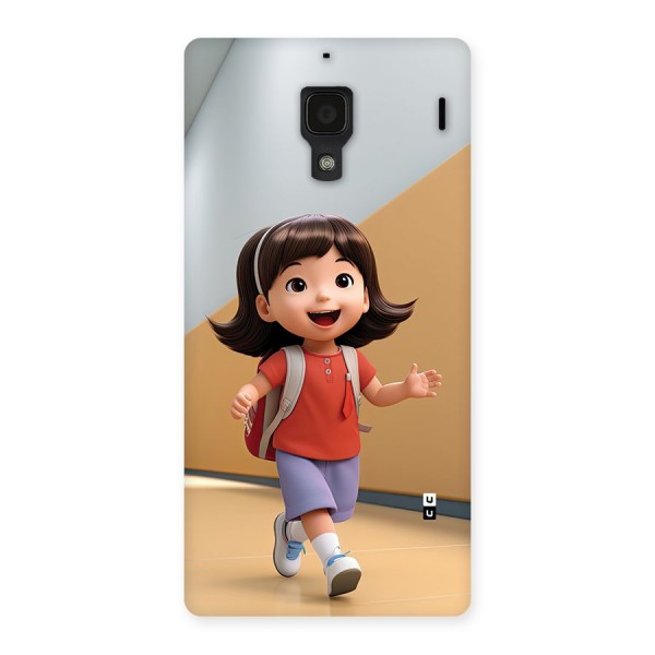 Cute School Girl Back Case for Redmi 1s