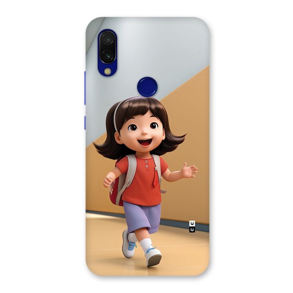 Cute School Girl Back Case for Redmi 7