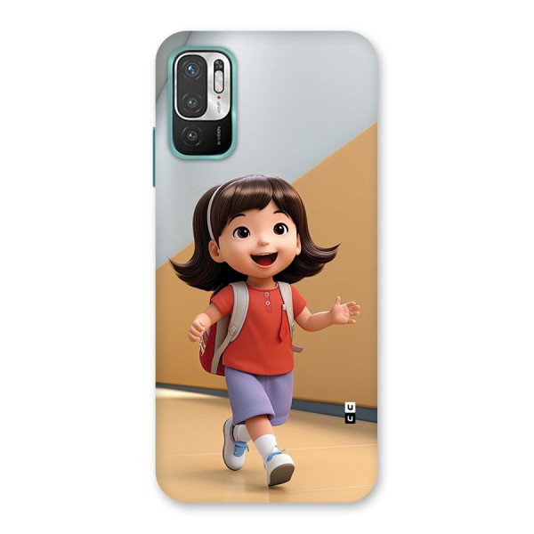 Cute School Girl Back Case for Redmi Note 10T 5G
