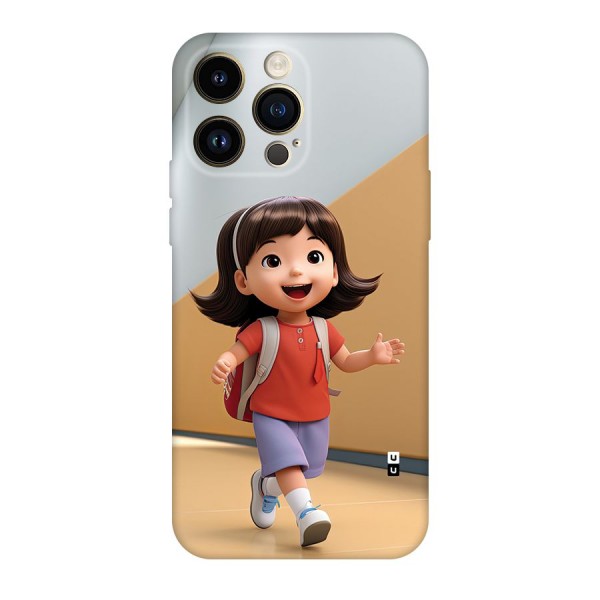 Cute School Girl Back Case for iPhone 14 Pro Max