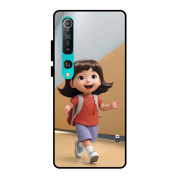 Cute School Girl Metal Back Case for Mi 10