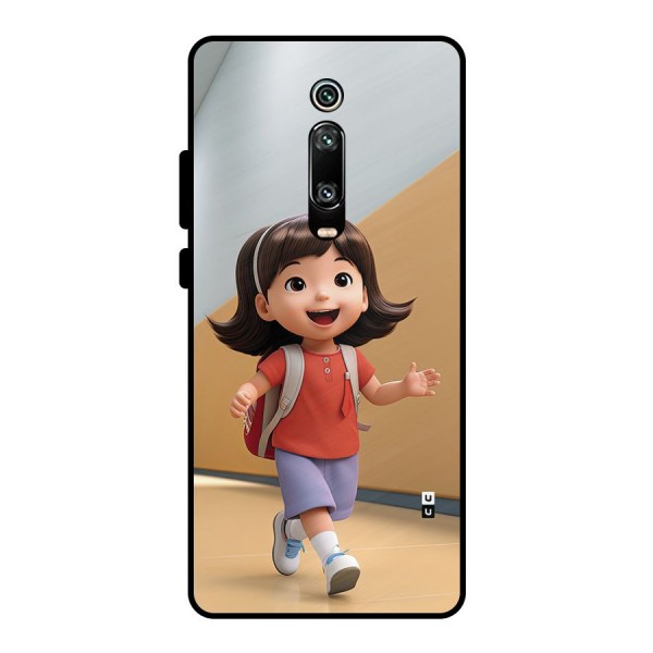 Cute School Girl Metal Back Case for Redmi K20 Pro