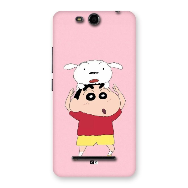 Cute Sheero Back Case for Canvas Juice 3 Q392