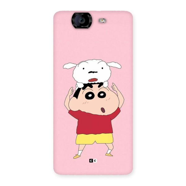 Cute Sheero Back Case for Canvas Knight A350
