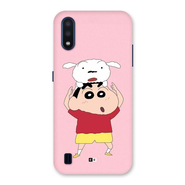 Cute Sheero Back Case for Galaxy M01