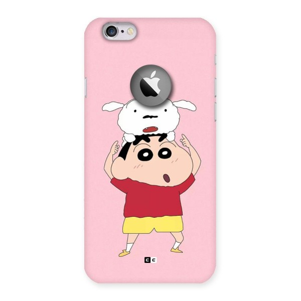Cute Sheero Back Case for iPhone 6 Logo Cut