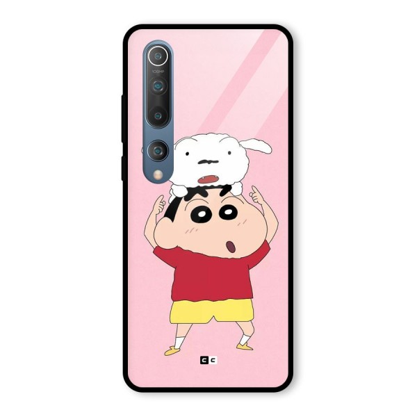 Cute Sheero Glass Back Case for Mi 10