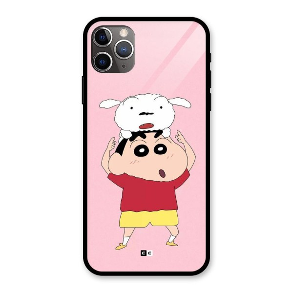 Cute Sheero Glass Back Case for iPhone 11 Pro Max