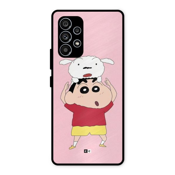 Cute Sheero Metal Back Case for Galaxy A53 5G