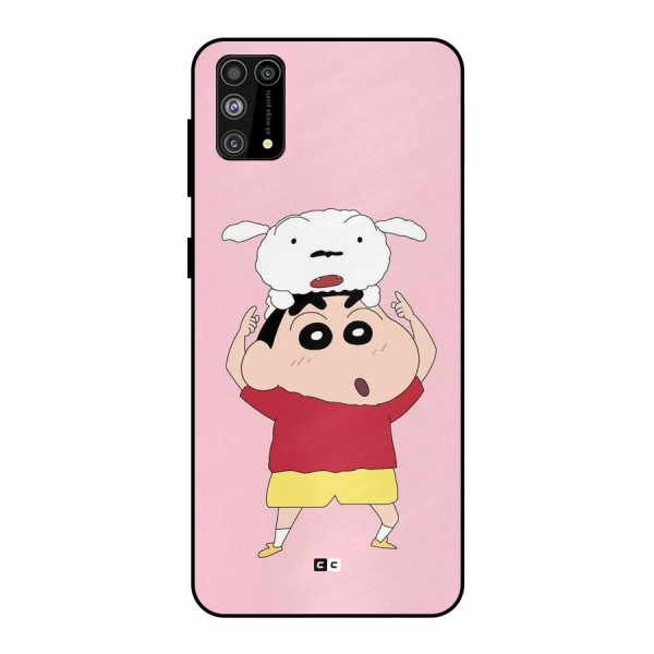 Cute Sheero Metal Back Case for Galaxy F41