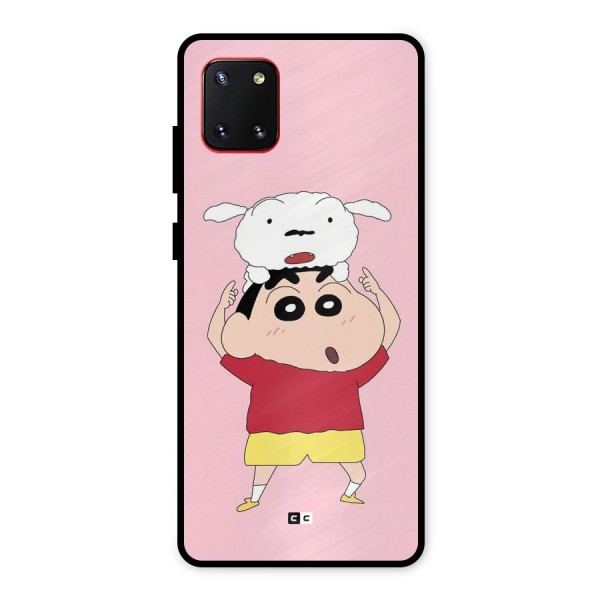 Cute Sheero Metal Back Case for Galaxy Note 10 Lite