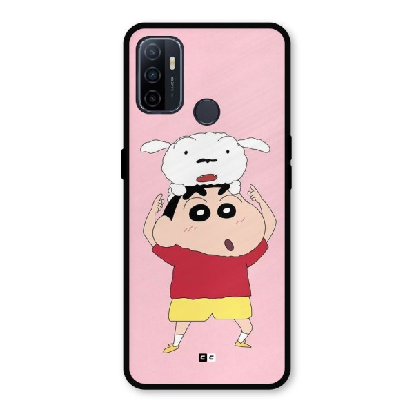Cute Sheero Metal Back Case for Oppo A53