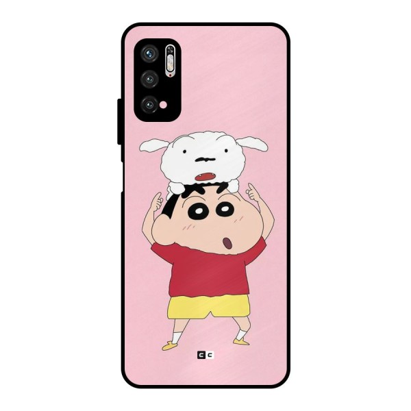 Cute Sheero Metal Back Case for Poco M3 Pro 5G