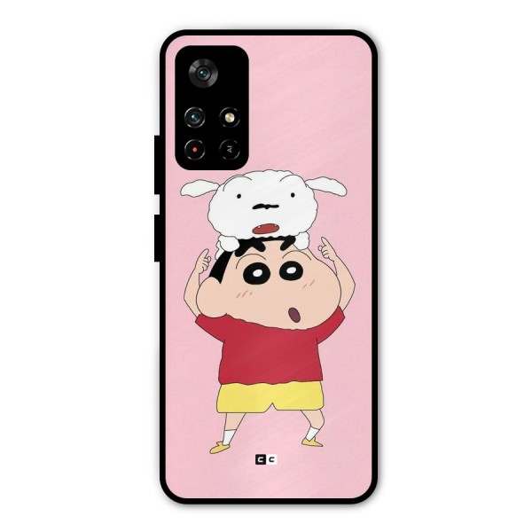 Cute Sheero Metal Back Case for Poco M4 Pro 5G