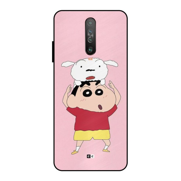 Cute Sheero Metal Back Case for Poco X2