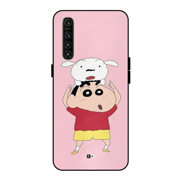 Cute Sheero Metal Back Case for Realme XT