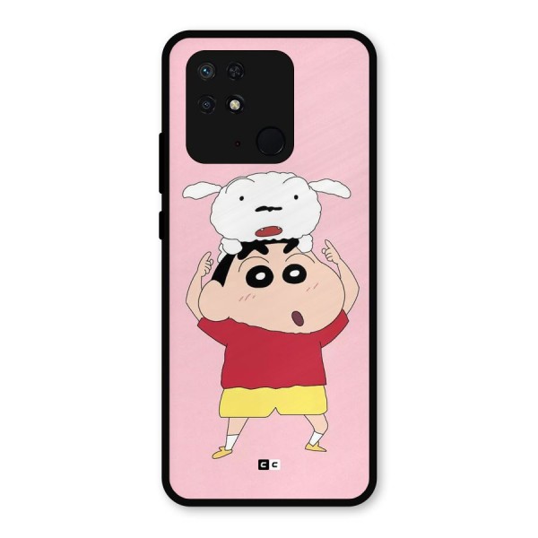 Cute Sheero Metal Back Case for Redmi 10 Power