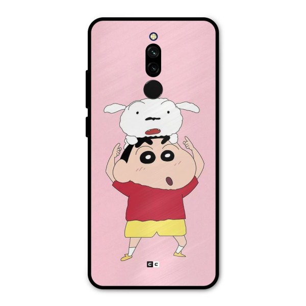 Cute Sheero Metal Back Case for Redmi 8