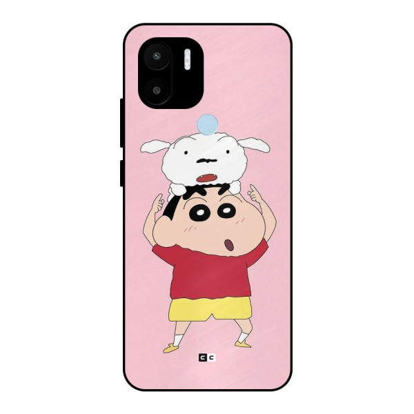 Cute Sheero Metal Back Case for Redmi A1 Plus
