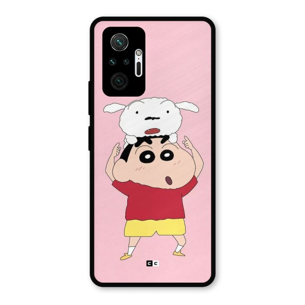 Cute Sheero Metal Back Case for Redmi Note 10 Pro