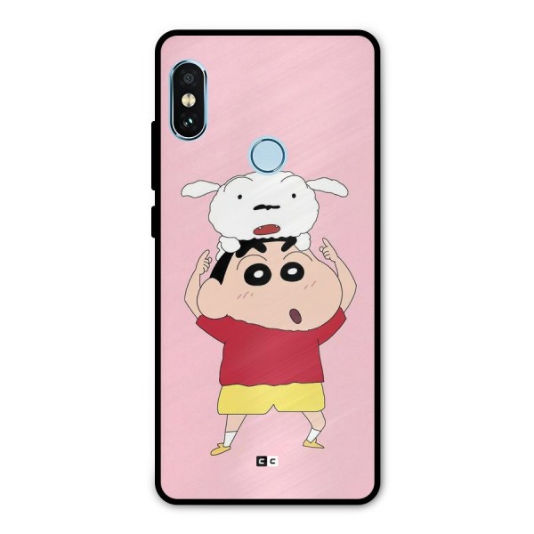 Cute Sheero Metal Back Case for Redmi Note 5 Pro