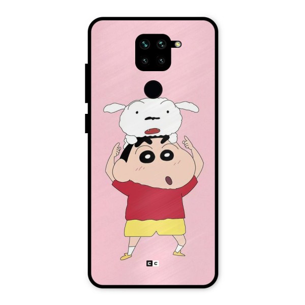 Cute Sheero Metal Back Case for Redmi Note 9