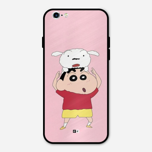 Cute Sheero Metal Back Case for iPhone 6 6s