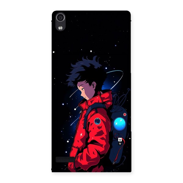 Cute Space Boy Back Case for Ascend P6