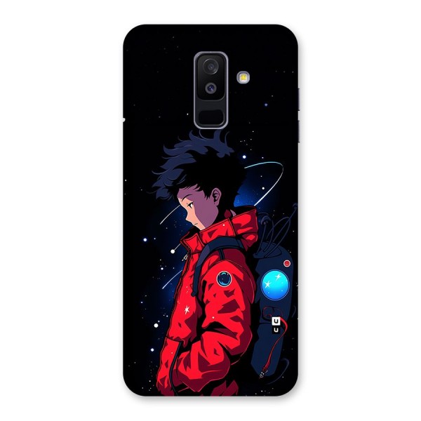 Cute Space Boy Back Case for Galaxy A6 Plus