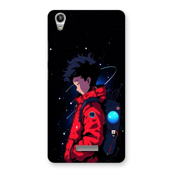 Cute Space Boy Back Case for Lava Pixel V1