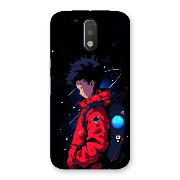 Cute Space Boy Back Case for Moto G4 Plus