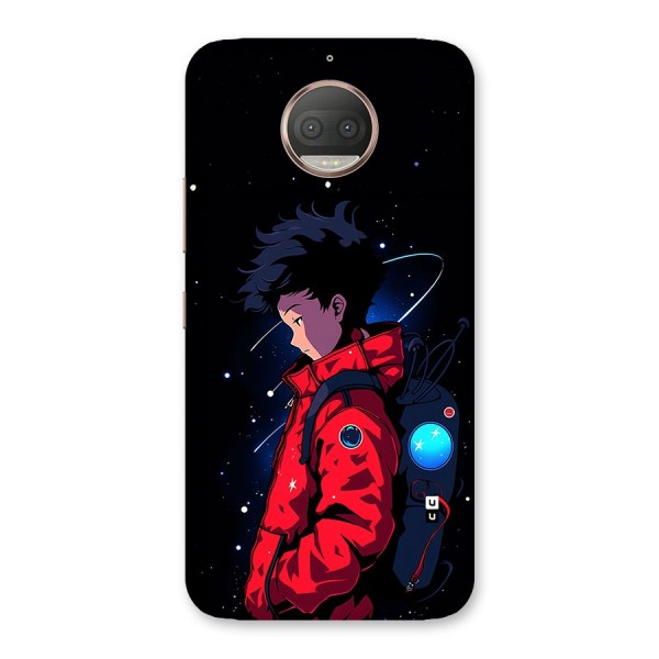 Cute Space Boy Back Case for Moto G5s Plus