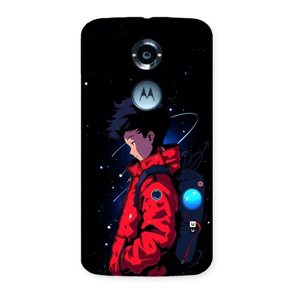 Cute Space Boy Back Case for Moto X2