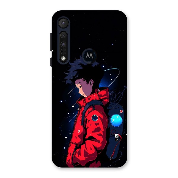 Cute Space Boy Back Case for Motorola One Macro