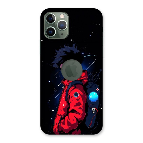 Cute Space Boy Back Case for iPhone 11 Pro Logo Cut