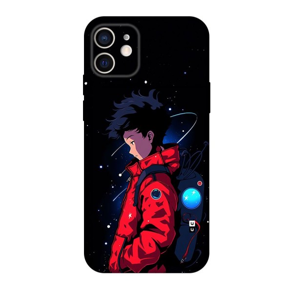 Cute Space Boy Back Case for iPhone 12