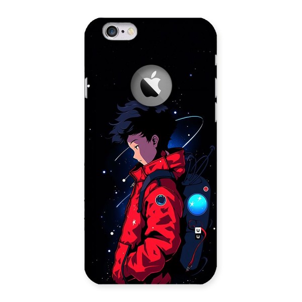 Cute Space Boy Back Case for iPhone 6 Logo Cut
