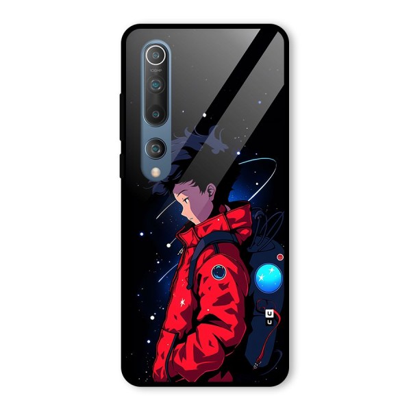 Cute Space Boy Glass Back Case for Mi 10