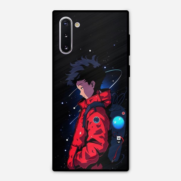 Cute Space Boy Metal Back Case for Galaxy Note 10