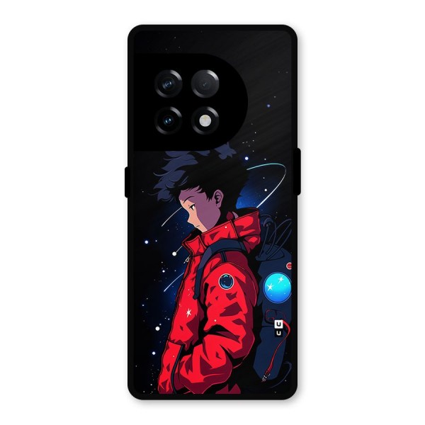 Cute Space Boy Metal Back Case for OnePlus 11R