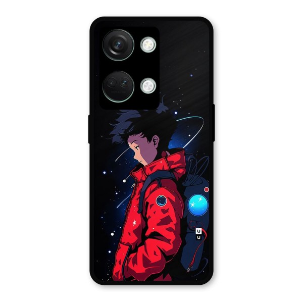Cute Space Boy Metal Back Case for OnePlus Nord 3