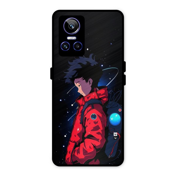 Cute Space Boy Metal Back Case for Realme GT Neo 3